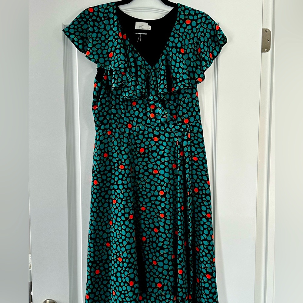 Anthropologie HD in Paris patterned dress